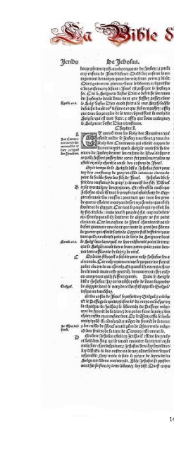 La Bible d'Olivetan 1535