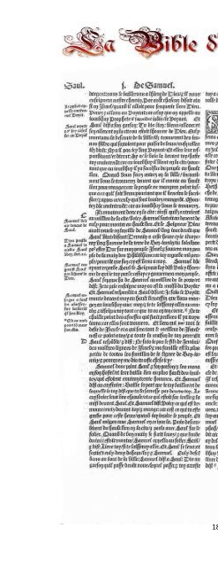 La Bible d'Olivetan 1535