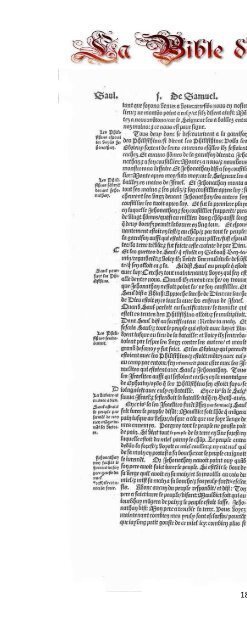 La Bible d'Olivetan 1535