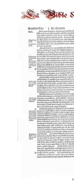 La Bible d'Olivetan 1535