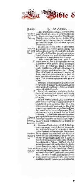 La Bible d'Olivetan 1535