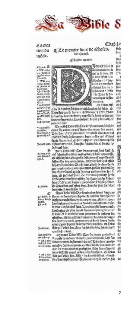 La Bible d'Olivetan 1535