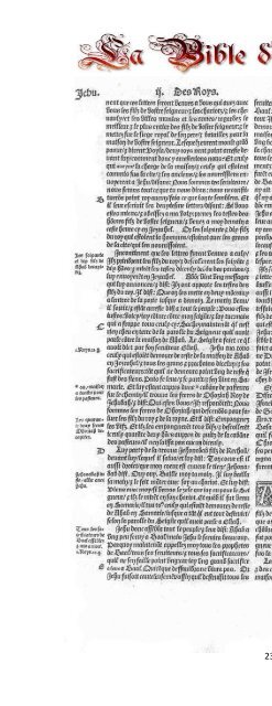 La Bible d'Olivetan 1535