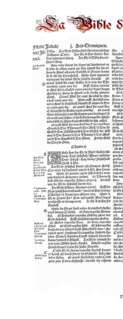 La Bible d'Olivetan 1535