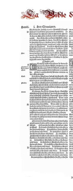 La Bible d'Olivetan 1535