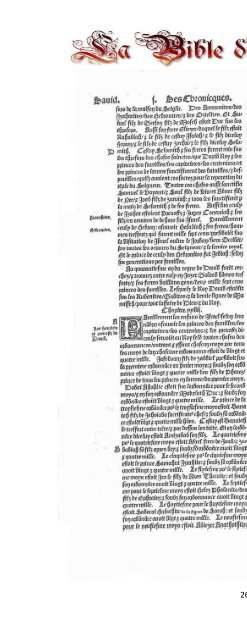 La Bible d'Olivetan 1535