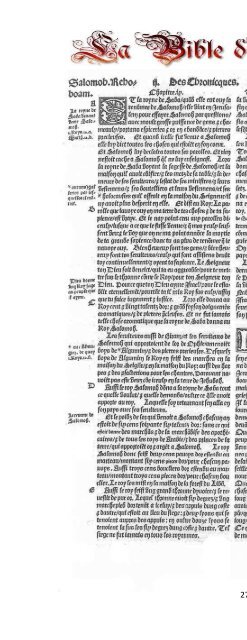 La Bible d'Olivetan 1535