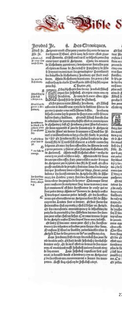 La Bible d'Olivetan 1535