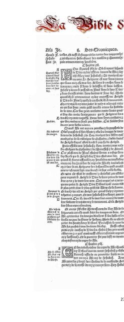 La Bible d'Olivetan 1535