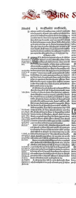 La Bible d'Olivetan 1535