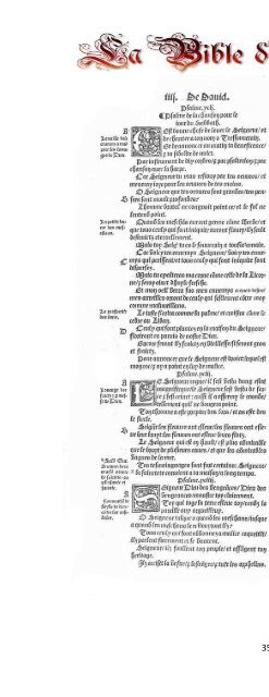 La Bible d'Olivetan 1535