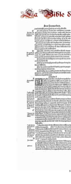 La Bible d'Olivetan 1535