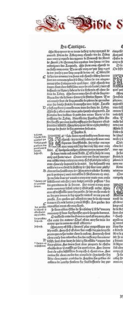 La Bible d'Olivetan 1535