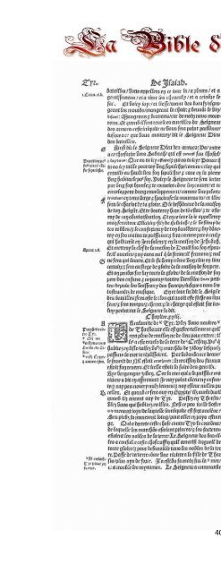 La Bible d'Olivetan 1535