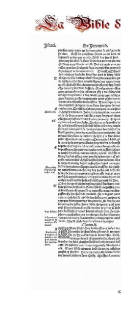 La Bible d'Olivetan 1535