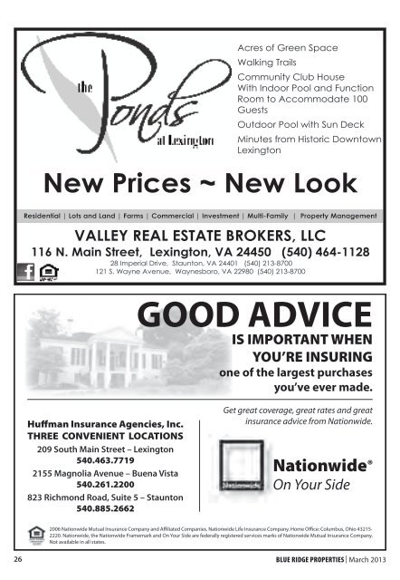 BLUE RIDGE PROPERTIES