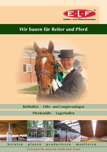 Wir bauen für Reiter und Pferd