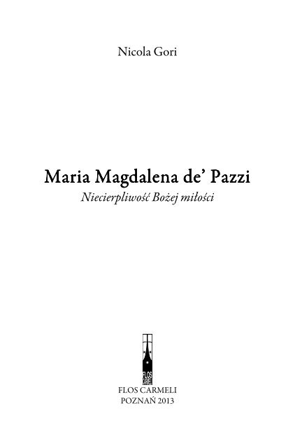 Maria Magdalena de’ Pazzi