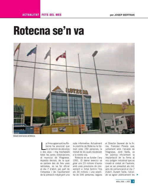 Rotecna se’n va