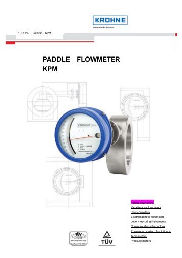 PADDLE FLOWMETER KPM