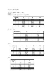 Chapter 13 Problem Set 13-1. A = log Po/P = log1/T = - log T T = 10 ...