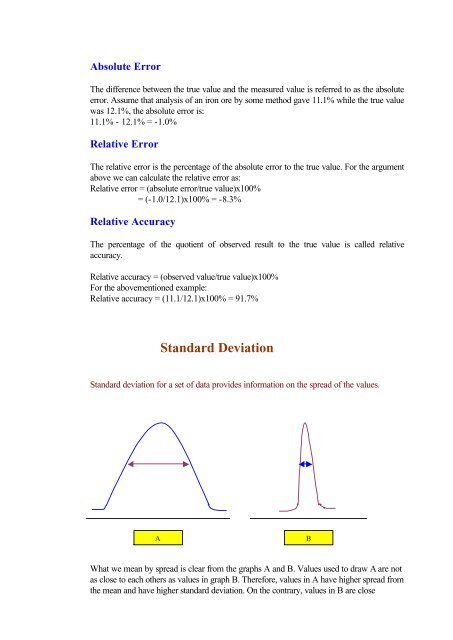 accurate standard deviation