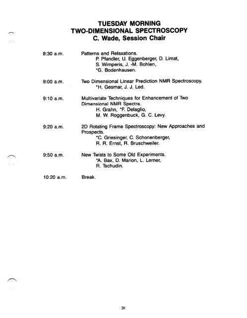 th  - 1988 - 51st ENC Conference