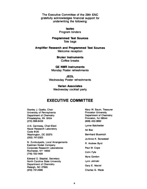 th  - 1988 - 51st ENC Conference