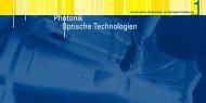 Photonik Optische Technologien - WiRO