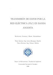 TRANSMISIÓN DE DATOS POR LA RED ELÉCTRICA (PLC) EN BANDA ANGOSTA