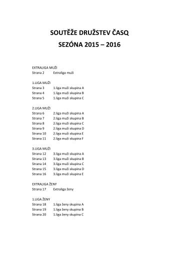 CASQ Souteze druzstev ve squashi 2015-2016 v.1