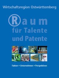 Verfügbare Gewerbefläche in Hektar - Ostwürttemberg in Zahlen