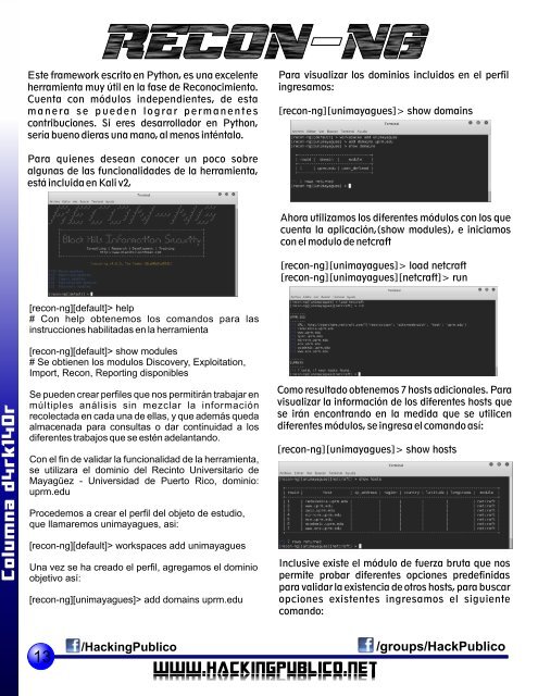 Revista Hacking Publico Segunda Edicion