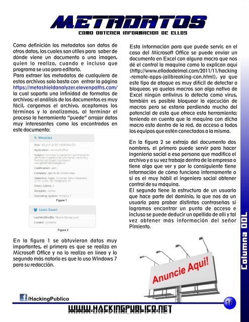 Revista Hacking Publico Segunda Edicion