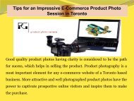 Tips for an Impressive E-Commerce Product Photo Session in Toronto