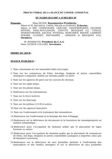 PROCES VERBAL DE LA SEANCE DU CONSEIL ... - FlÃ©ron