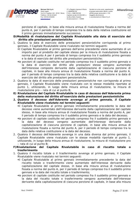 OBIETTIVO PENSIONE