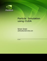 Particle Simulation using CUDA