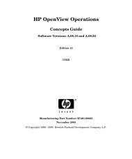 HP OpenView Operations