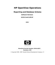 HP OpenView Operations