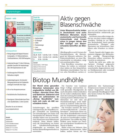 Gesundheit 2010 - Schwäbische Post