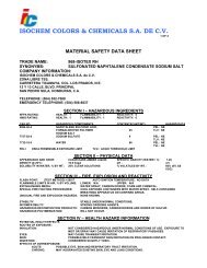 ISOCHEM COLORS & CHEMICALS S.A. DE C.V. - Shopify