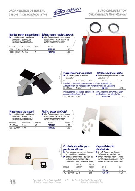 Catalogue / Katalog