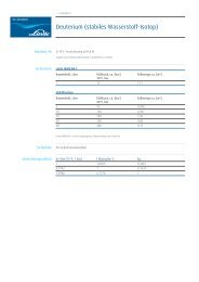 Deuterium (stabiles Wasserstoff-Isotop) - Linde Gas Deutschland