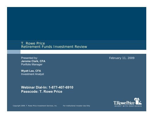 Login to T. Rowe Price