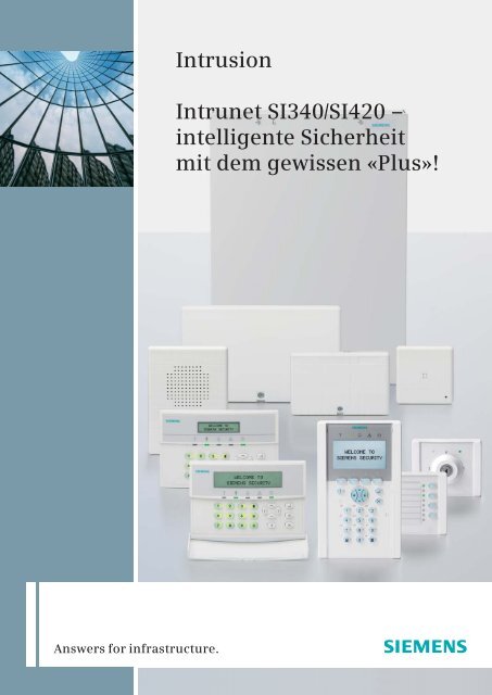 Intrusion Intrunet SI340/SI420 – intelligente ... - pwd Wachdienst