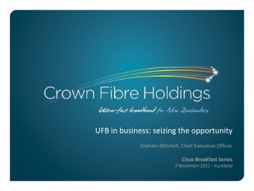 UFB in business seizing the opportunity