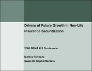 Drivers of Future Growth in Non-Life Insurance Securitization