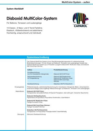 Disboxid MultiColor-System - Caparol