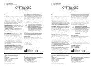 Zweckbestimmung: Cystus 052 Infektblocker® ist eine Lutschtablette ...